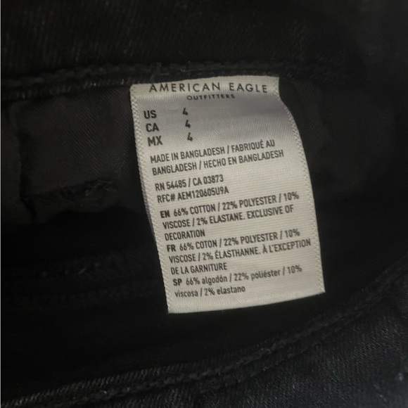 American eagle black denim shorts - Picture 8 of 8